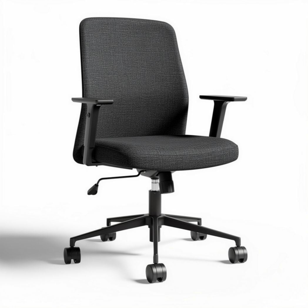 Office desk chair with adjustable height and swivel function - 45 x 60 x 90cm