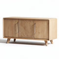 Wooden sideboard for living room decor - 80 x 40 x 75cm
