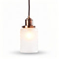 Glass pendant light fixture for dining rooms - 20 x 20 x 15cm