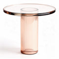 Acrylic round side table for living room use - 75 x 75 x 75cm